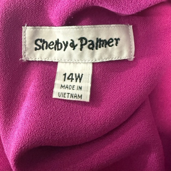 Shelby & Palmer Pink Sleeveless Jumpsuit with Tie Waist - Picture 2 of 11